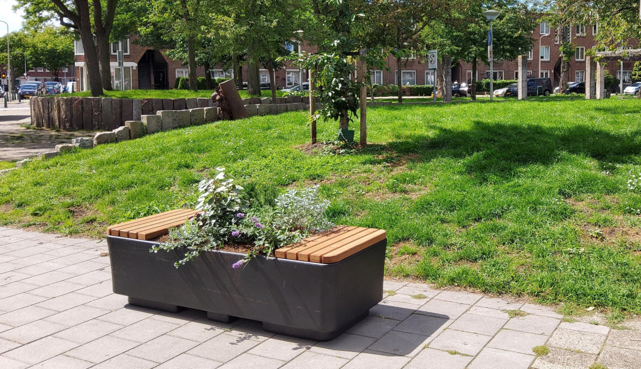 Plantenbak circulair